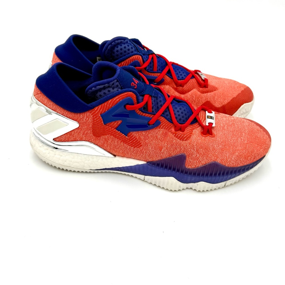 adidas ‎ Harden Basketball Shoes Vibrant Red and Navy Athletic Shoes mi custom